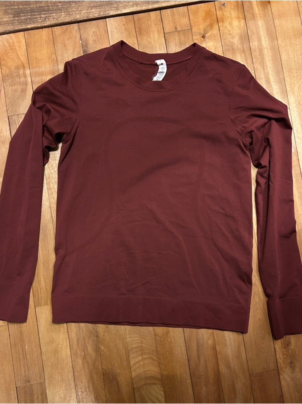 Lululemon Long Sleeve Crew Neck Top - Wine